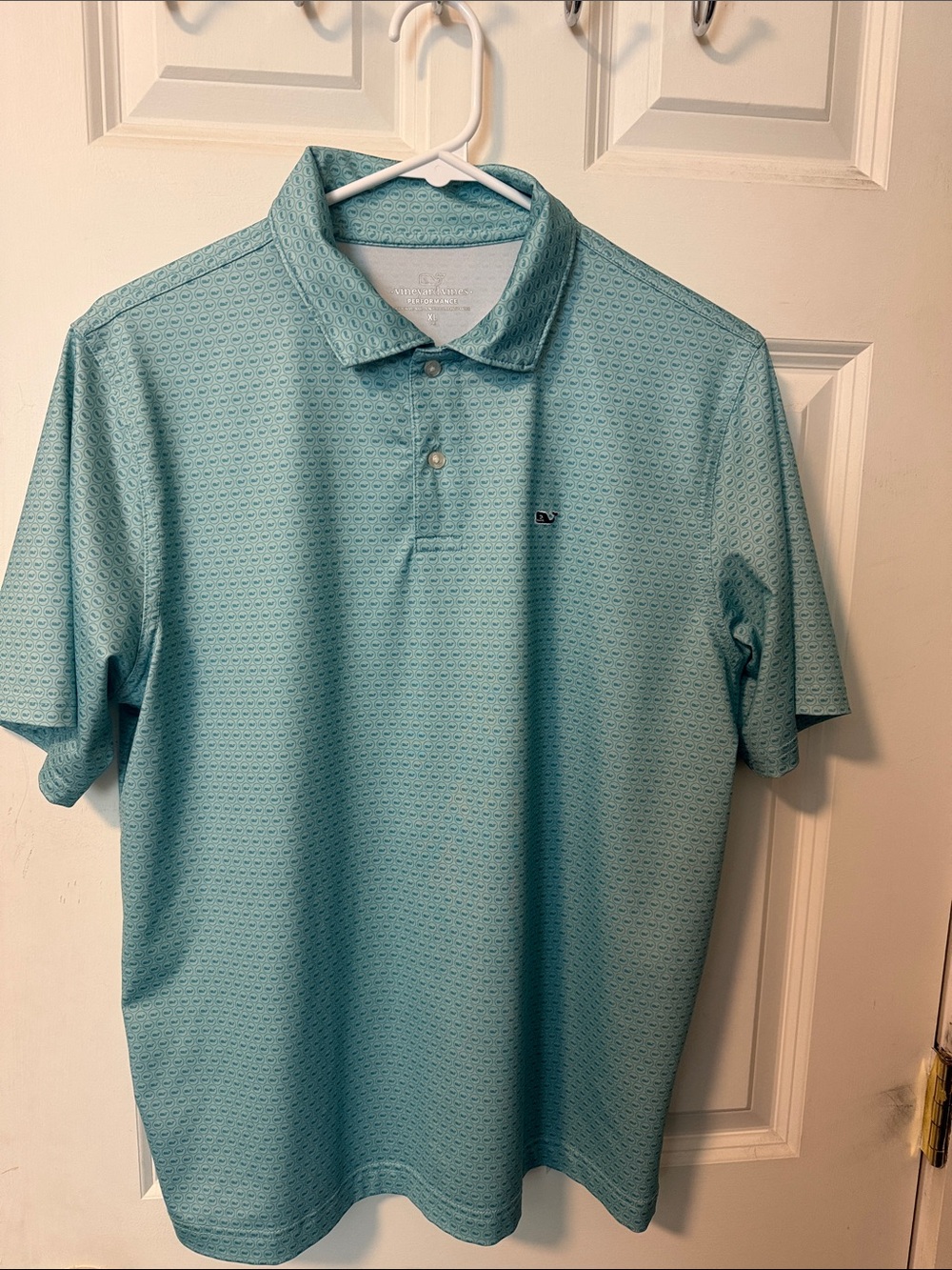 Vineyard Vines Boys' Teal Performance Polo